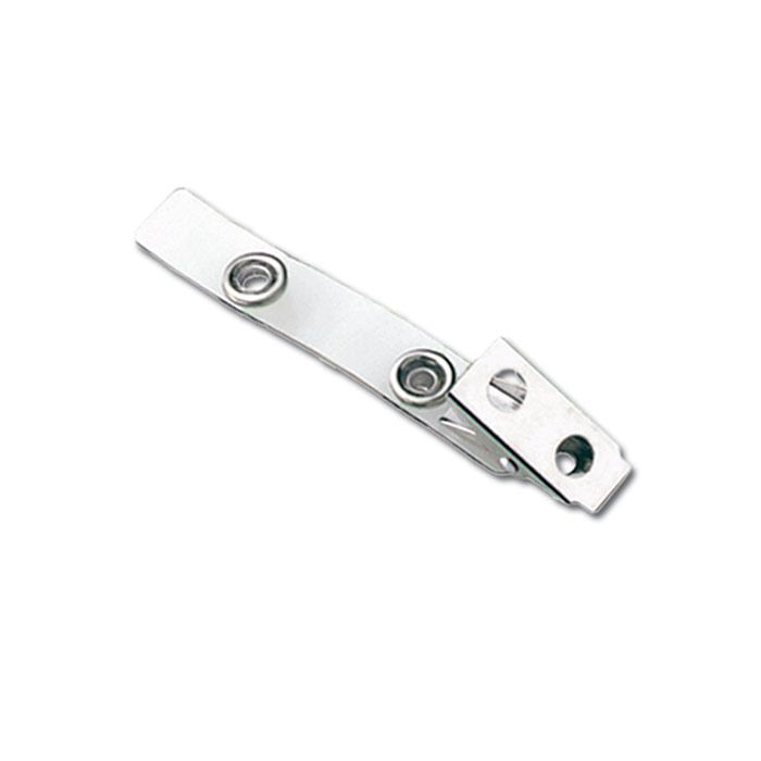 2.75" Clear Vinyl 2-Hole Strap Clip 