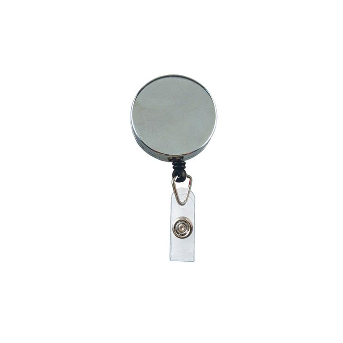 Heavy Duty Badge Reels - 1.5'' - Belt Clip - Clear Strap 