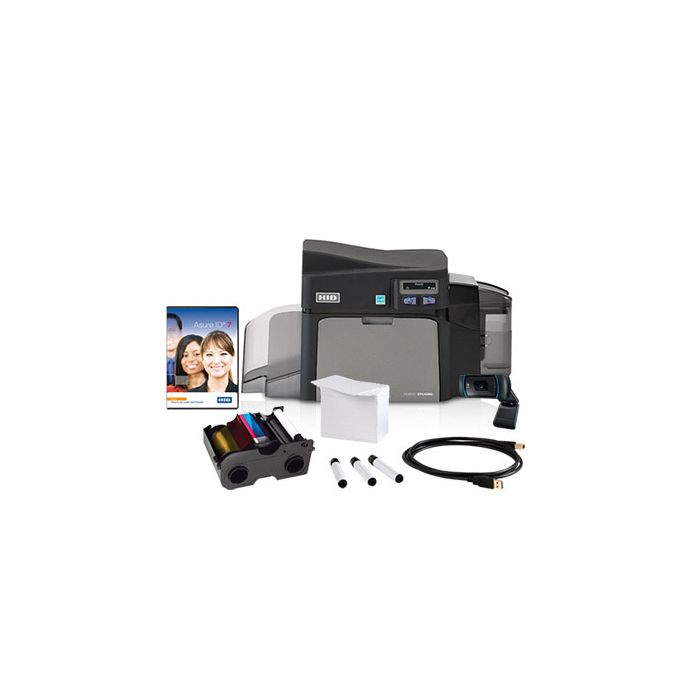 Fargo 52600 DTC4250e ID Card System with Supplies - Single-Sided