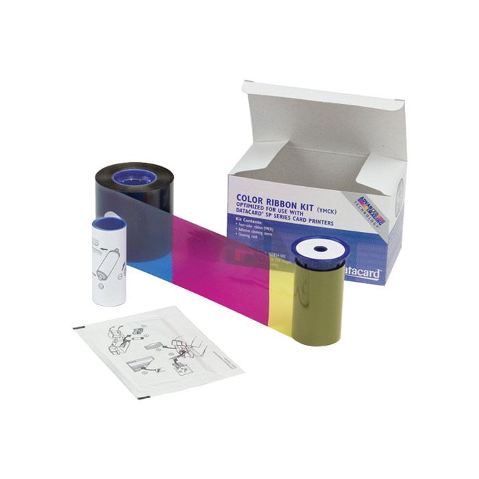Entrust Datacard 534100-002 Half Panel Color Ribbon & Cleaning Kit - YMCKT