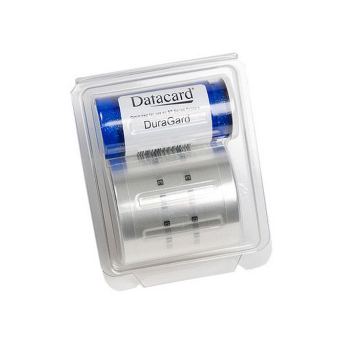 Entrust Datacard 538619-011 1.0 mil Clear DuraGard Laminate w/ Smart Card Cut-Out - 600 imprints - for SR200 and SR300 printers