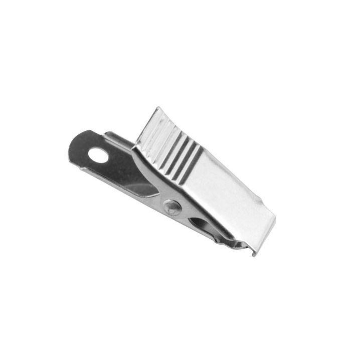 2 5/16'' Knurled Thumb-Grip Metal Badge Clip 