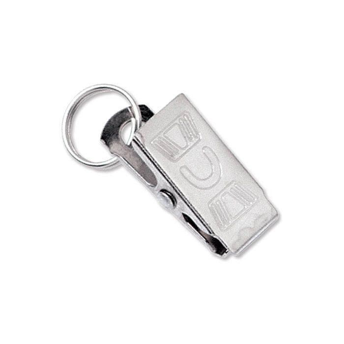 1 3/16'' Bulldog ''U'' Badge Clip w/ Split Ring  