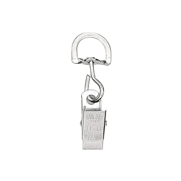 1 3/16'' Bulldog ''U'' Badge Clip w/ Swivel Hook 