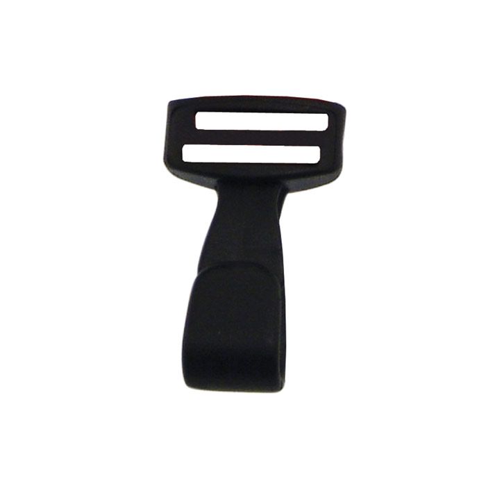 5/8'' Black Plastic Lanyard Hook  