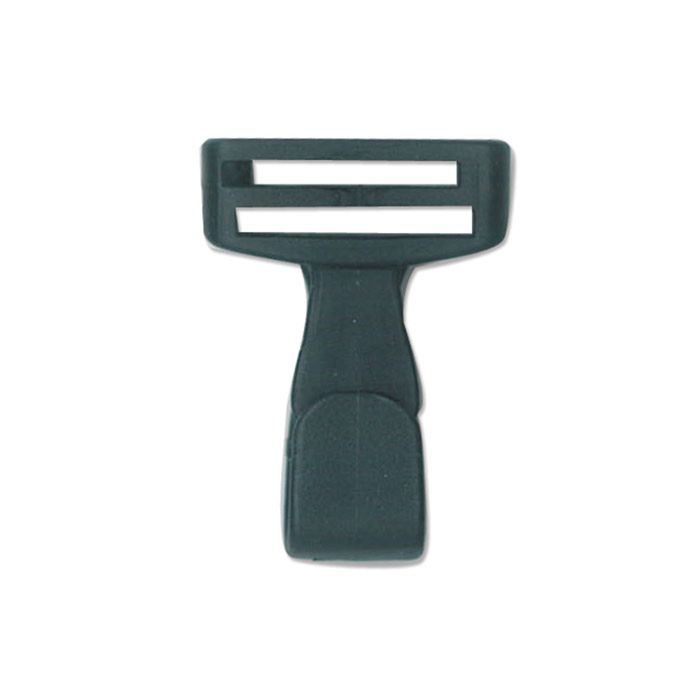 1'' Wide Black Plastic Lanyard Hook  