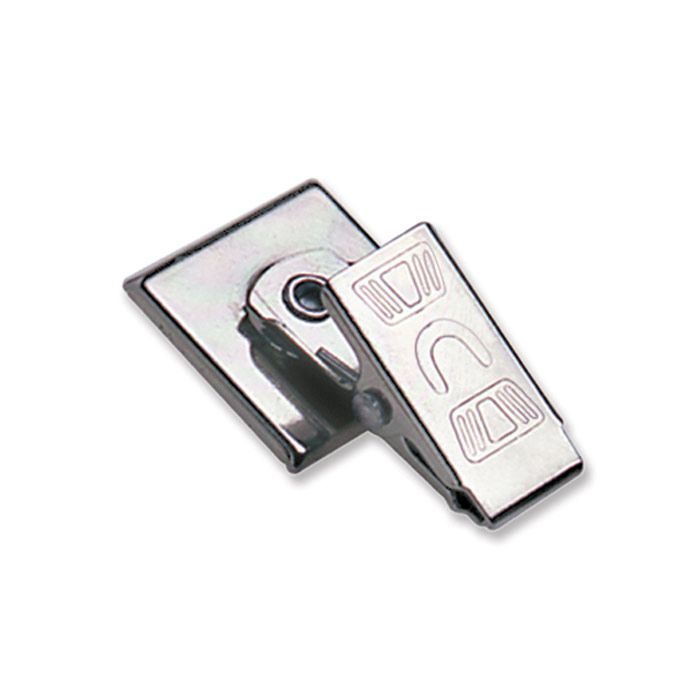 1'' Pressure-Sensitive Adhesive Bulldog Badge Clip 