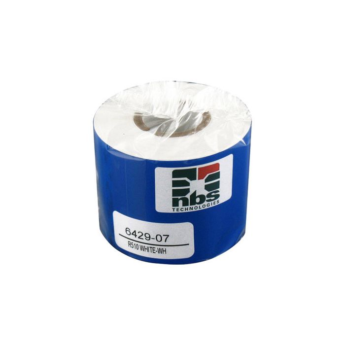 NBS ImageMaster 6429-07 White Monochrome Ribbon - 3,200 prints