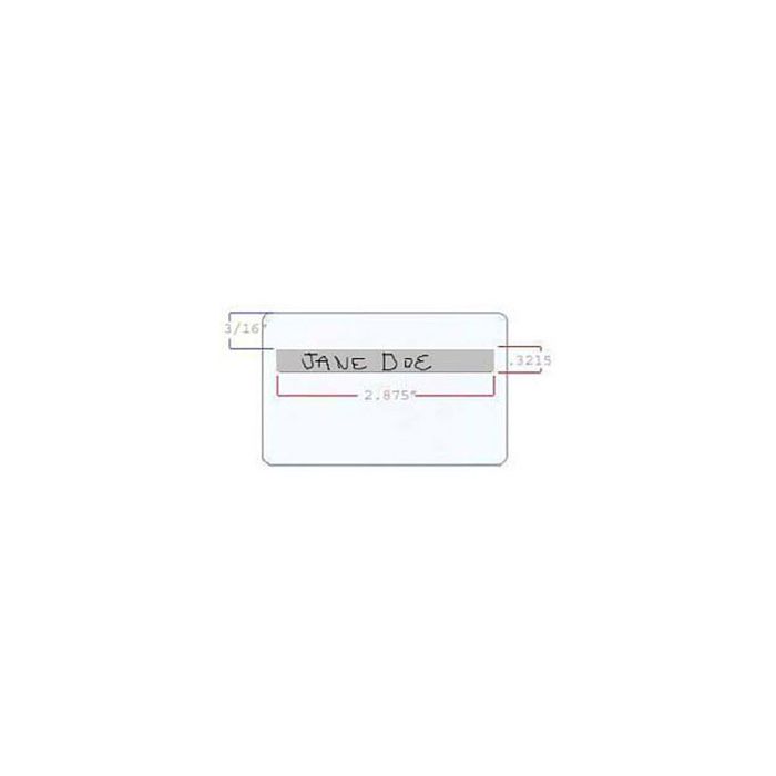 CR80.30 Mil Signature Panel PVC Cards 