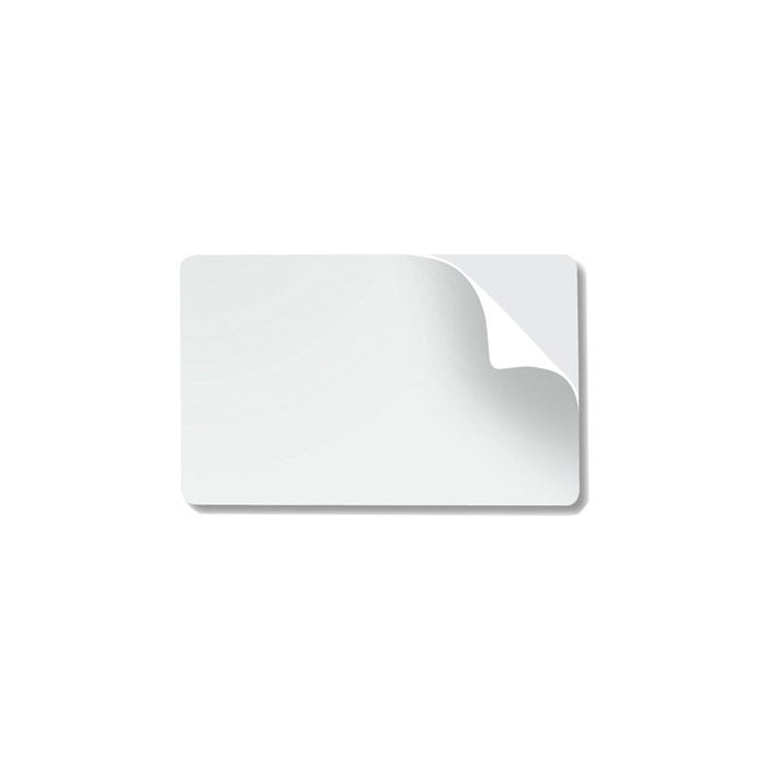 Fargo 81759 CR79.10 Mil Adhesive Paper Backed PVC Cards 