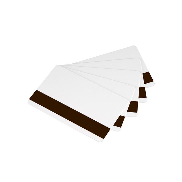 Fargo 82137 CR80.30 High Coercivity Mag Stripe Composite PVC-PET Cards 