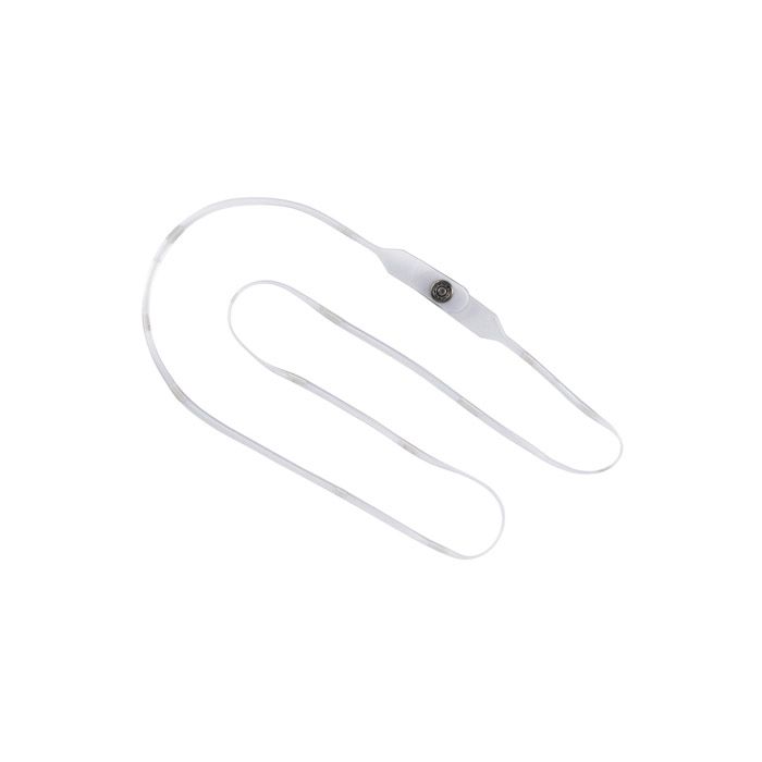 1/8'' Clear Frosted Vinyl Breakaway Neck strap 