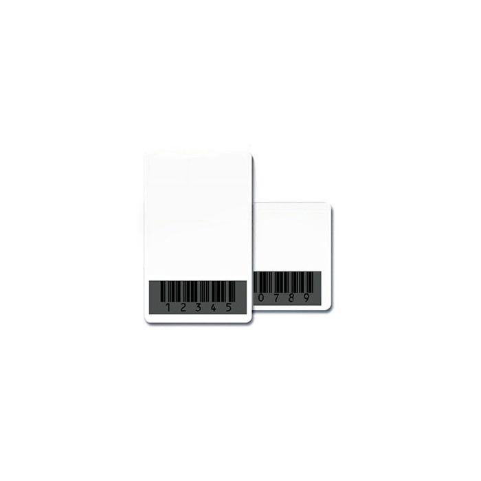 CR80.30 Mil Black Barcode Mask PVC Cards 