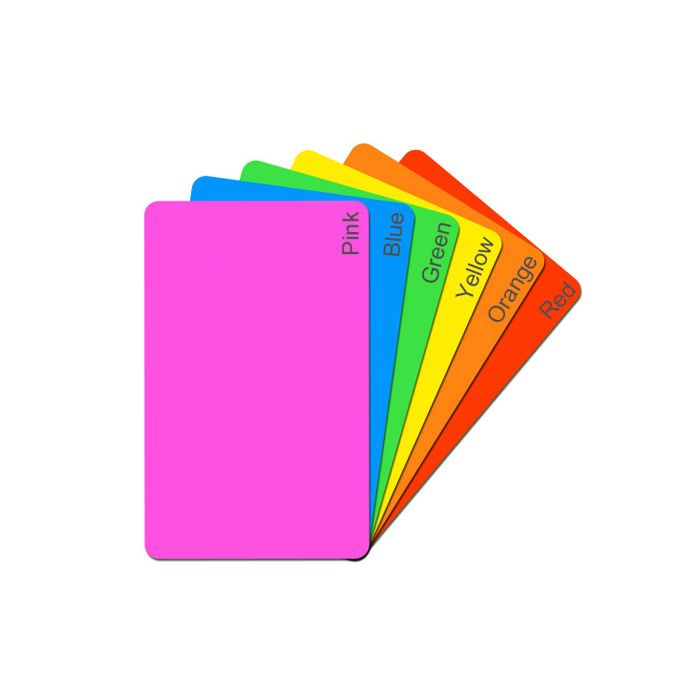 CR80.30 Fluorescent PVC Cards 