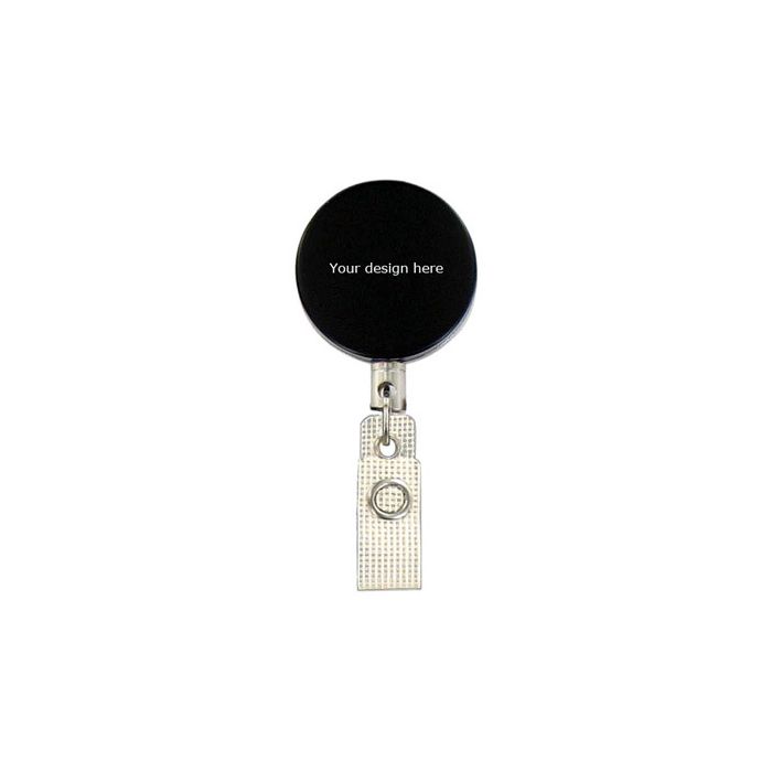 Custom Heavy Duty Badge Reels w/ Metal Chain Cord & Durable Strap