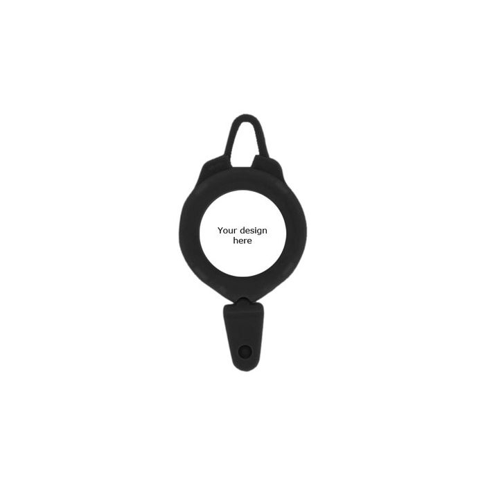 Custom Round Badge Reels -Flexible Hook - Snap Clip 