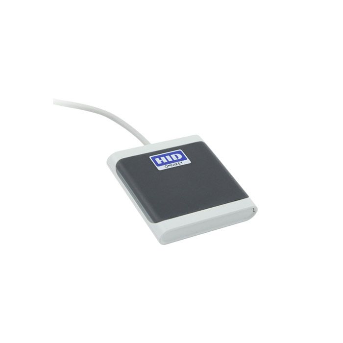HID OMNIKEY 5022 R50220318-GR Smart Card Reader - Dark Grey