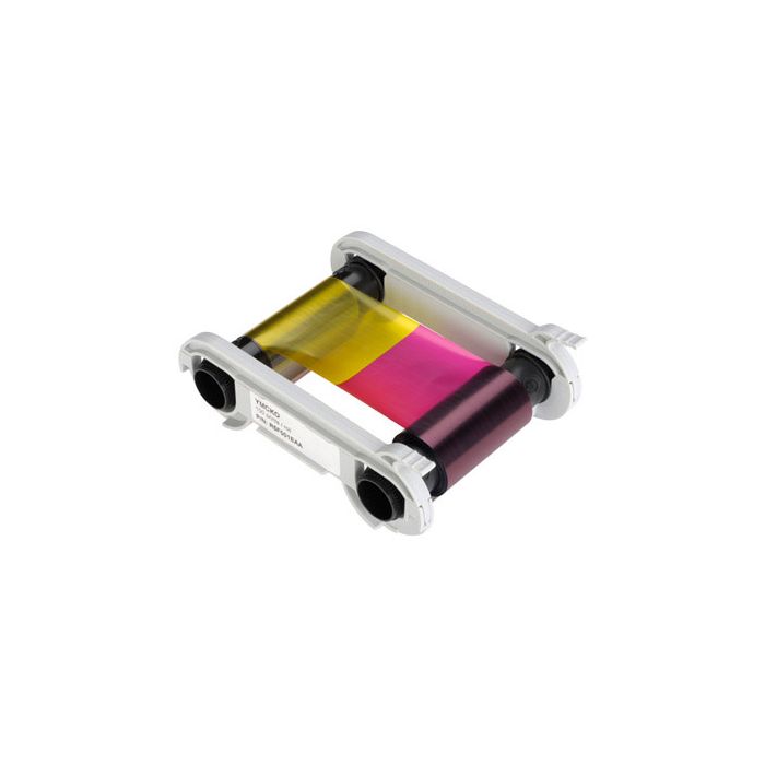 Evolis R5H004NAA Half Panel Color Ribbon - YMCKO - 400 prints