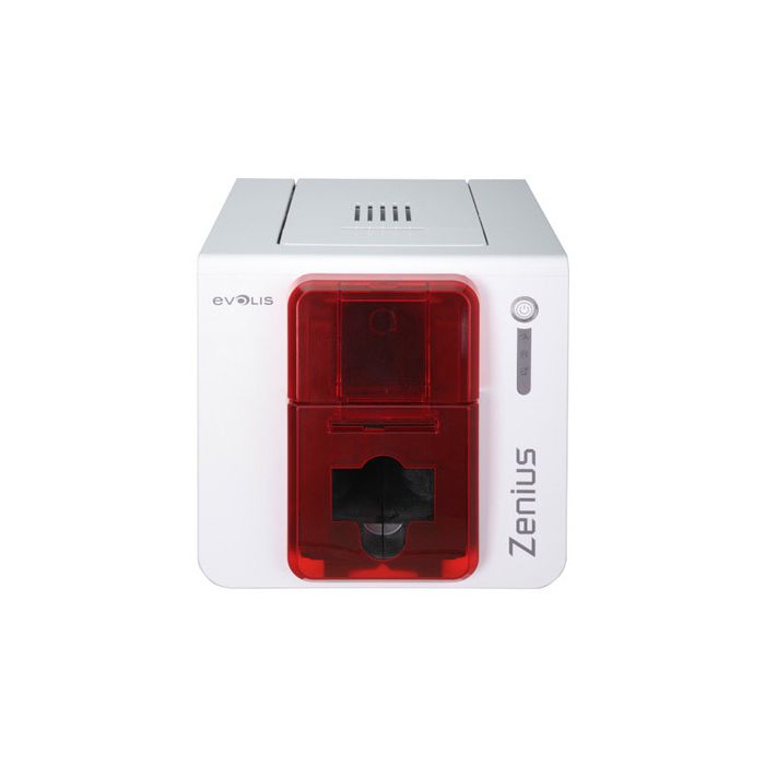 Evolis Zenius Expert ID Card Printer Single-Sided - Fire Red