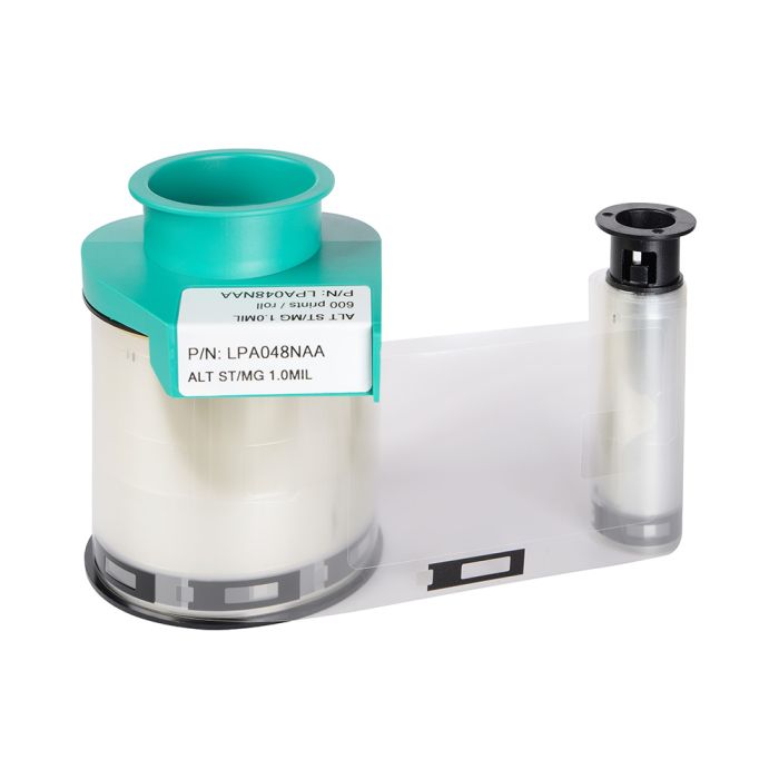 Evolis LPA048NAA 1.0 mil Alternate Clear Patch w/ Smart Card & Mag Stripe Cut Laminate - 600 imprint