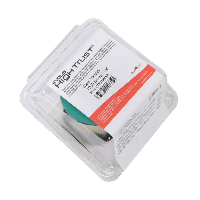 Evolis LVA038NAA Clear Continuous Varnish - 1200 imprints - for Primacy-Series Printers