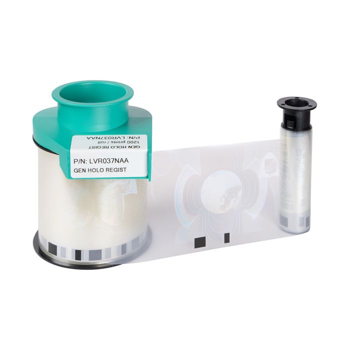 Evolis LVR037NAA Generic Hologram Registered Varnish - 1200 imprints - for Primacy-Series Printers