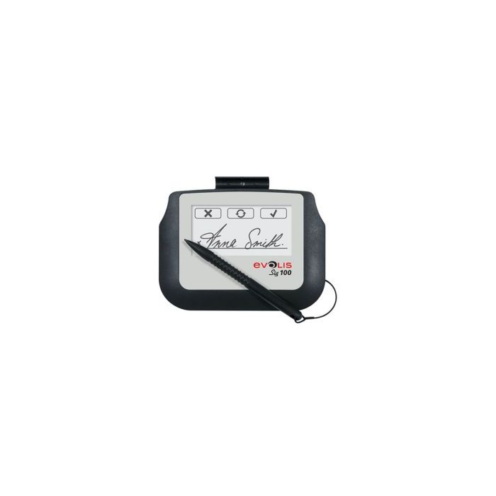 Evolis Sig100 1.85 x 3.75 Monochrome Signature Capture Pad