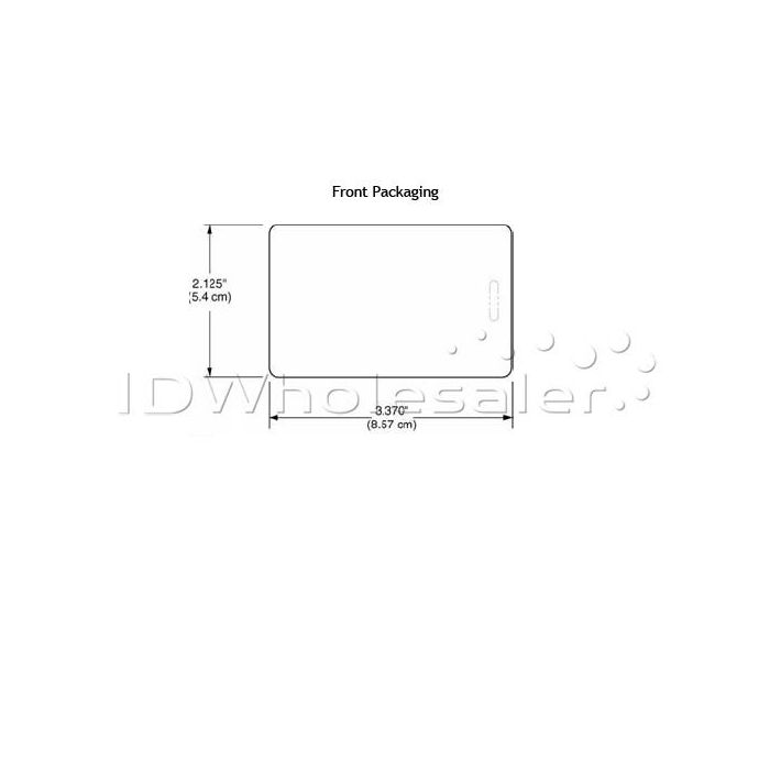 HID 210X iClass Cards - PET - PROGRAMMED 