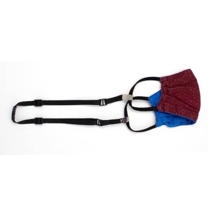 3/8" Black Adjustable Face Mask Lanyard 