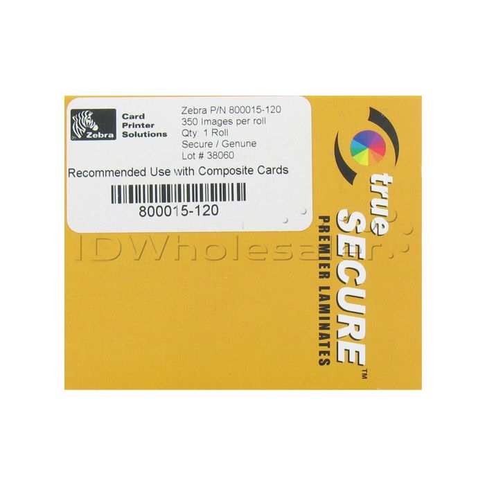 Zebra 800015-120 Holographic Varnish Overlay Ribbon - 350 imprints
