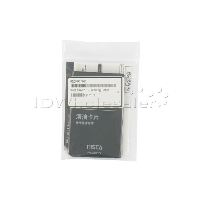 Nisca PR5500K574KIT Adhesive Cleaning Cards - Qty. 5