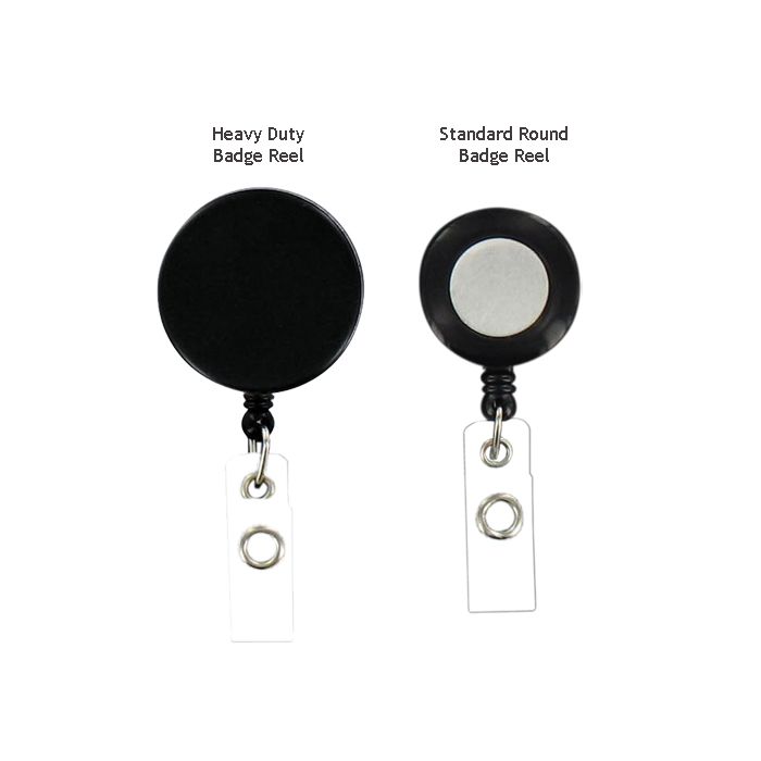 Custom Heavy Duty Badge Reels - Nylon Cord - Durable Strap 