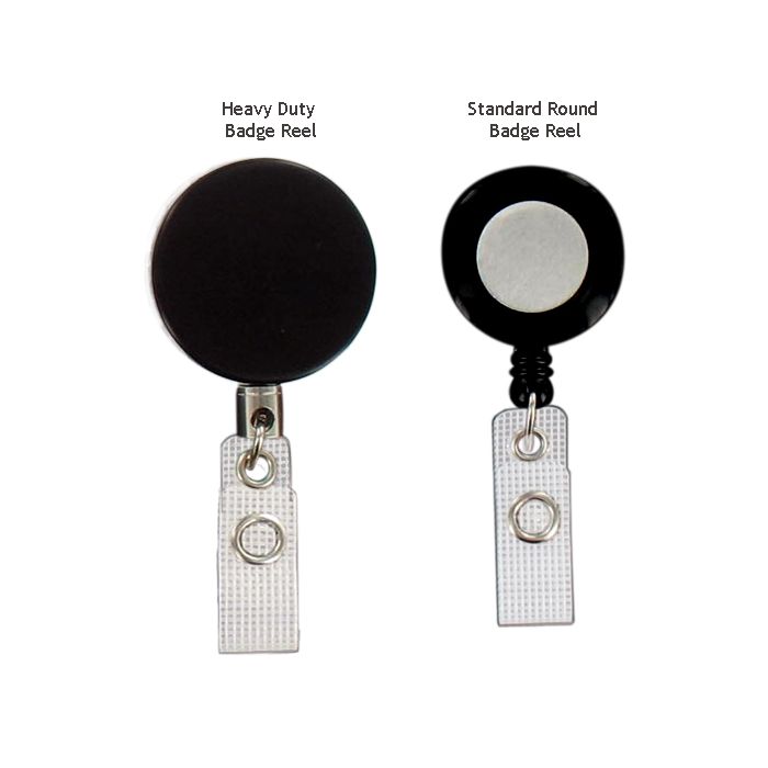 Custom Heavy Duty Badge Reels - Steel Cord - Durable Strap 