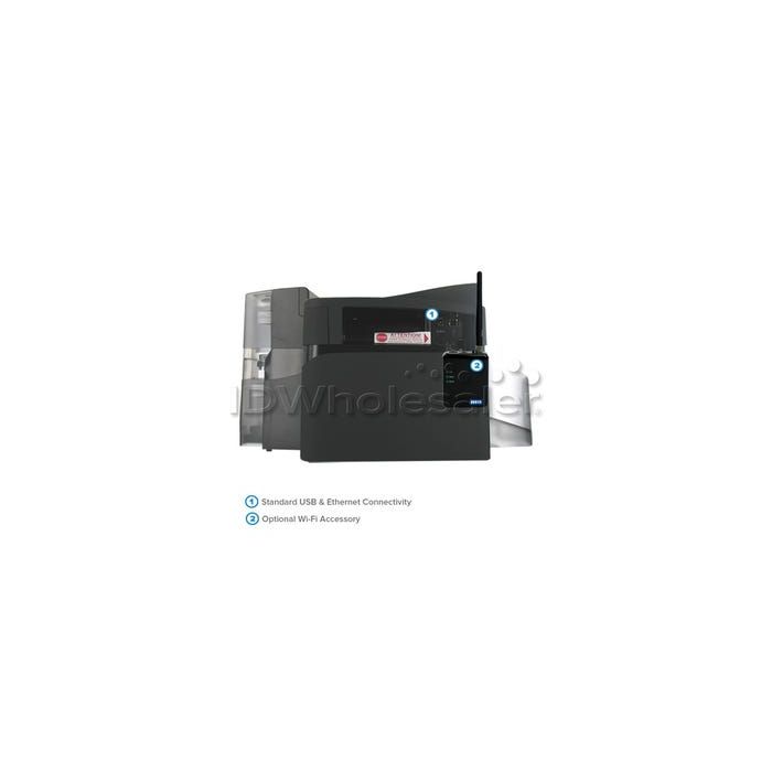 Fargo DTC4500e Dual-Sided ID Card Printer - Single-Side Lamination with Magnetic Stripe and Smart Card Encoding