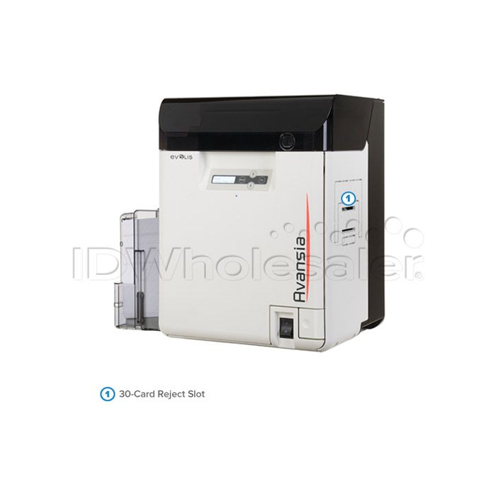 Evolis Avansia ID Card Printer with Magnetic Stripe Encoding - Dual-Sided - Retransfer