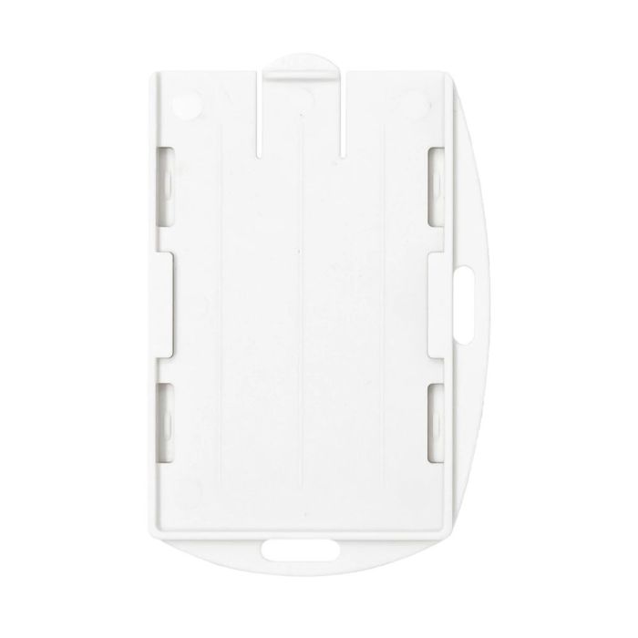 Natural Rigid NextLife Compostable Badge Holder -  2 Card Holder - Vertical or Horizontal 