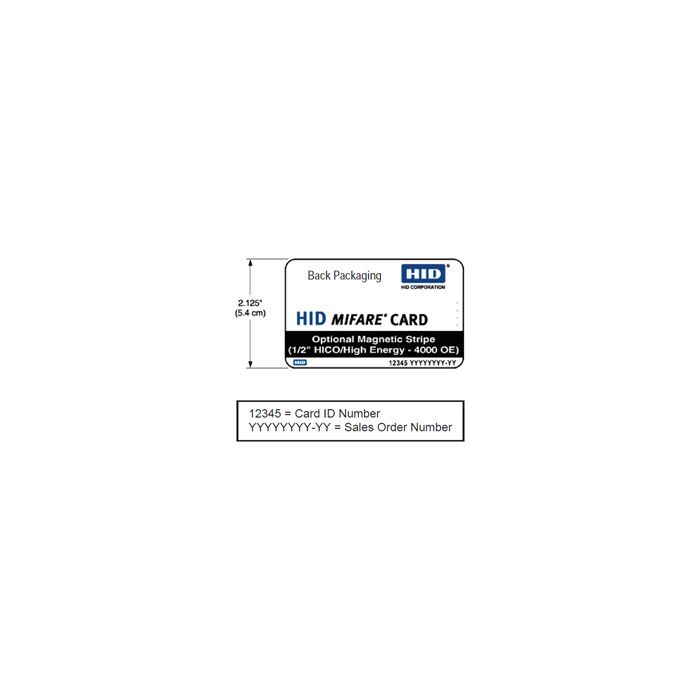 HID 1436 Corporate 1000 FlexSmart MIFARE 1K Cards - PROGRAMMED 