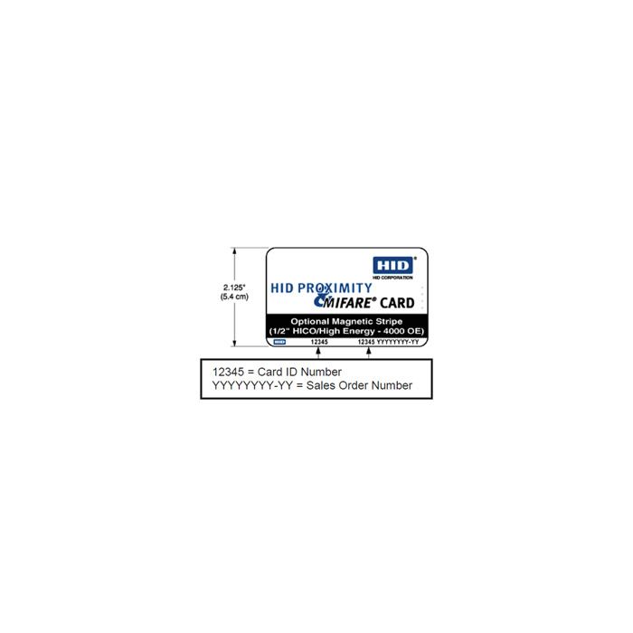 HID 1437 MIFARE FlexSmart 1K & Proximity Cards - Composite PVC-PET 