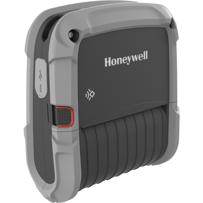 Honeywell RP4F00N0D12 203 DPI Direct Thermal Mobile Barcode Label Printer with Linerless Platen Roller - 4 Inch Print Width