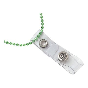 3.375'' Clear Vinyl Neck Chain Strap Adaptor 