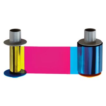 Fargo 84519 Inhibit Panel Ribbon - YMCKIKI - 400 prints