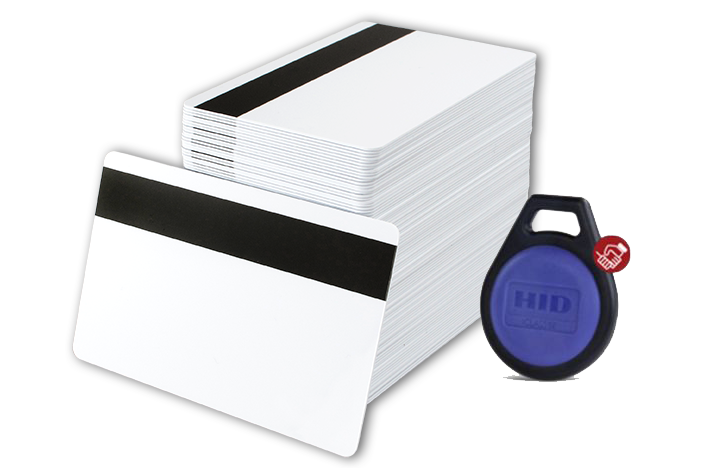 Stack of proximity ID cards