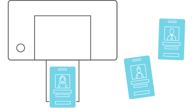 Exclusive set of powerful features for ID badge card design