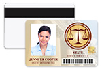 Dual-sided ID Badge Card with Mag Stripe Shop Dual-sided ID Badge Card with Mag Stripe
