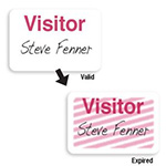 Standard Expiring Visitor ID Badge Card Shop Standard Expiring Visitor ID Badge Card
