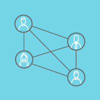 Team Collaboration via CloudBadging ID Badge Card Software
